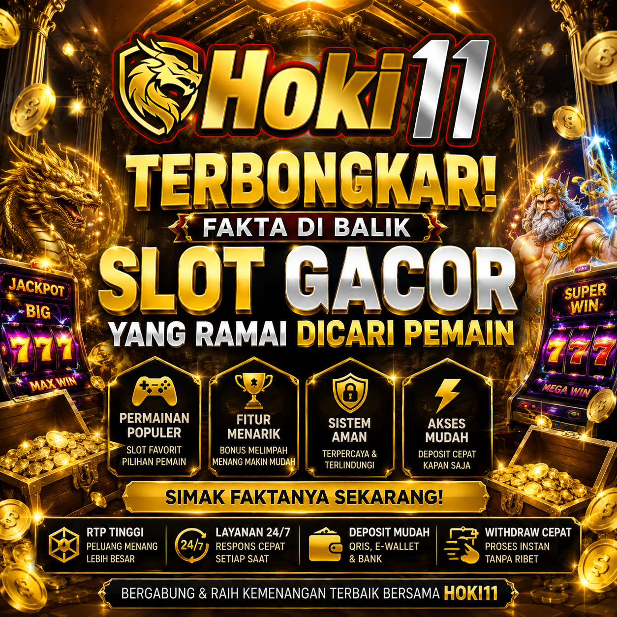 HOKI11 Terbongkar! Fakta di Balik Slot Gacor yang Ramai Dicari Pemain
